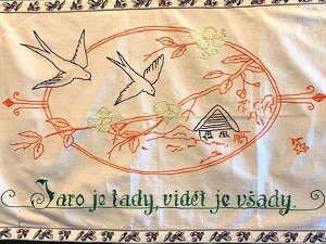 Threads of Wisdom: Vintage Czech Wall Cloths – Beauty, Inspiration, Advice