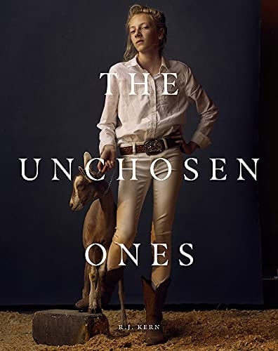 book cover featuring the title and photographer over an image of a teen girl with a goat