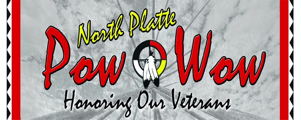 North Platte Pow Wow logo with tag line honoring our veterans
