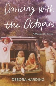 Book cover photograph showing a shirtless man in shorts wearing a baby in a backpack standing next to a vehicle with the tailgate down. Three children are sitting and standing on the tailgate.